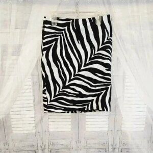 Talbots Zebra Print Skirt